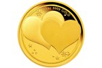«От сердца к сердцу» - золотая монета для влюбленных
