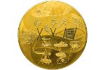 «История олимпийского движения в России» - монета номиналом 25000 рублей
