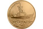Серия «Польские корабли» пополнилась очередной монетой