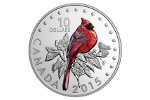 В Канаде изготовили монету «Красный кардинал»