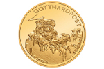 «Сен-Готардская почта» - золотая швейцарская монета