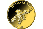 Монету «Ель» отчеканят на пяти монетных дворах Германии