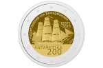 Биметаллическая монета – в честь открытия Антарктиды