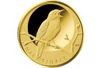 Монета «Соловей» открыла серию «Местные птицы»