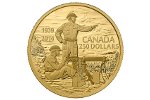 На канадских монетах показана подготовка пулеметчика 