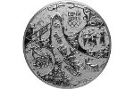 Серебряная монета «Русская зима» весит 1 кг