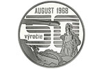 Словацкая серебряная монета посвящена восстанию 1968 года в Чехословакии