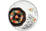 На серебряной монете изобразили жостовский поднос
