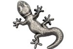 «Серебряный геккон» - уникальная монета-ящерица