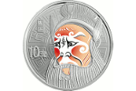 Маска Тао Хонга - на пятой монете серии «Пекинская опера»