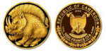 Символ земной и небесной мудрости на монете Камеруна
