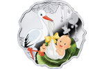«Рожден быть счастливым» - серебряная монета-подарок