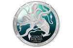 Гигантский кальмар стал героем серебряной монеты