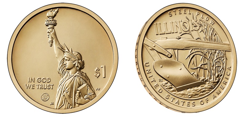 Монетный двор США выпустит посвященные американским инновациям памятные монеты «Иллинойс»