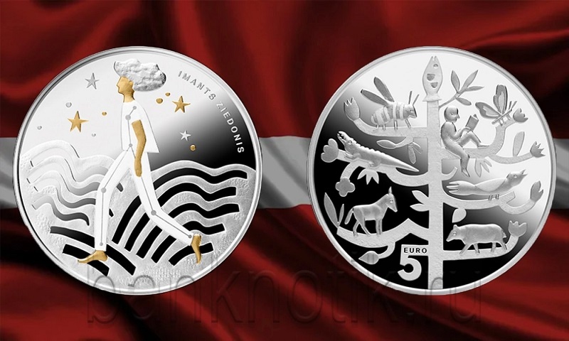 Серебряная монета отметит юбилей поэта из "Культурного канона Латвии"