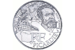 И вновь на монете портрет Жюля Верна (10 евро)