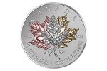 Платиновую монету «Кленовый лист навсегда» представили в Канаде