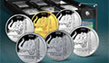 Монеты из металлов платиновой группы: иридий, родий, рутений, палладий