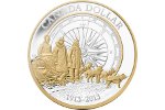 Серебряные монеты - в честь Канадской арктической экспедиции