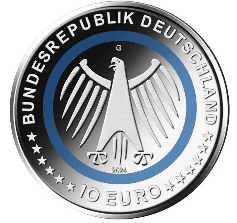 На немецкой монете изобразят полицейских