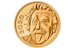 Швейцария выпустила самую малую в мире монету с Эйнштейном
