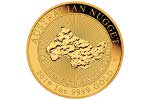 Гигантский золотой самородок попал на монеты Австралии