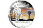 Самый крупный кенгуру на монете номиналом 1 доллар