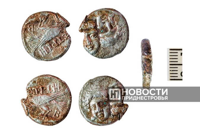 Древнюю имитацию монеты нашли в Приднестровье