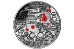 Красные маки – на памятных монетах «День Д»