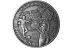 «Футбольная монета» весит 1 кг серебра