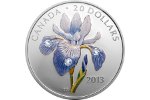«Ирис - Голубой флаг» - новая серебряная монета Канады