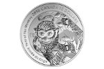 Серебряная обезьяна – на 10-долларовой монете 