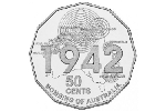 Памятные монеты: 1942 год - начало налетов на Австралию