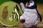 Технологическая особенность монеты «Королевский пингвин»