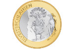 На монете Швейцарии изобразили участников фестиваля Silvesterchlausen