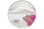 На серебряной монете изобразили гору Арарат (5 долларов)