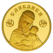 Нацбанк республики Беларусь выпустил золотые инвестиционные монеты «Славянка»