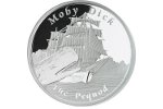 «Пекод» - вымышленный корабль на монете
