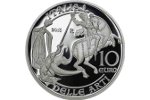 На итальянской монете показан замок Фенис
