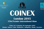 Выставка монет COINEX 2015 состоялась в Лондоне