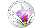 В Сингапуре продолжают выпуск монет с изображением орхидей