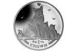 На монетах Острова Мэн появились новые кошки
