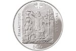 В Литве отмечают крещение Жемайтии выпуском серебряной монеты