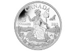 «Аллегория» - одна тема на трех монетах Канады