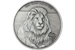 «Лев» - серебряная монета Габона