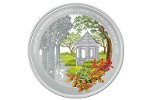 Серебряная монета – в честь Сингапурского ботанического сада