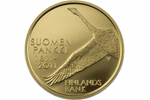 К 200-летию Банка Финляндии на монетном дворе Финляндии будет выпущена памятная 2-евровая монета с изображением финского лебедя