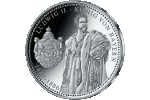 10 евро стоит медаль, посвященная королю Баварии Людвигу II