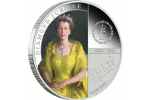 На монете – портрет молодой королевы художника Уильяма Дарги