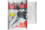 Обложка первого выпуска комиксов о Бэтмэне запечатлена на серебряных листах